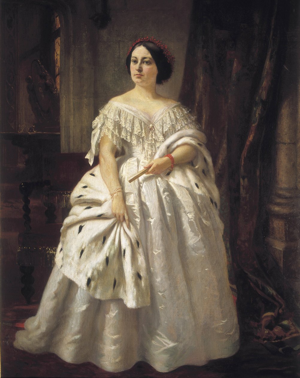 Teodora Lamadrid (1821-1886). Spanische Schauspielerin von Prudent Louis Leray