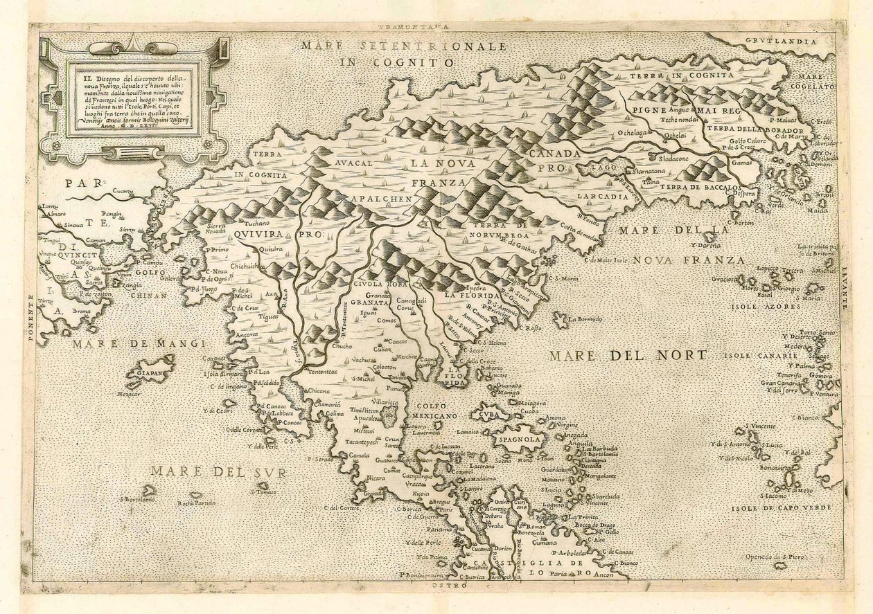 Die Entdeckung von Neufrankreich von Ptolemy