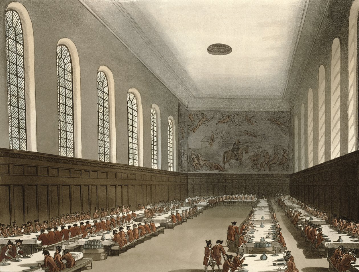 Militärkrankenhaus, Chelsea, aus Ackermanns 