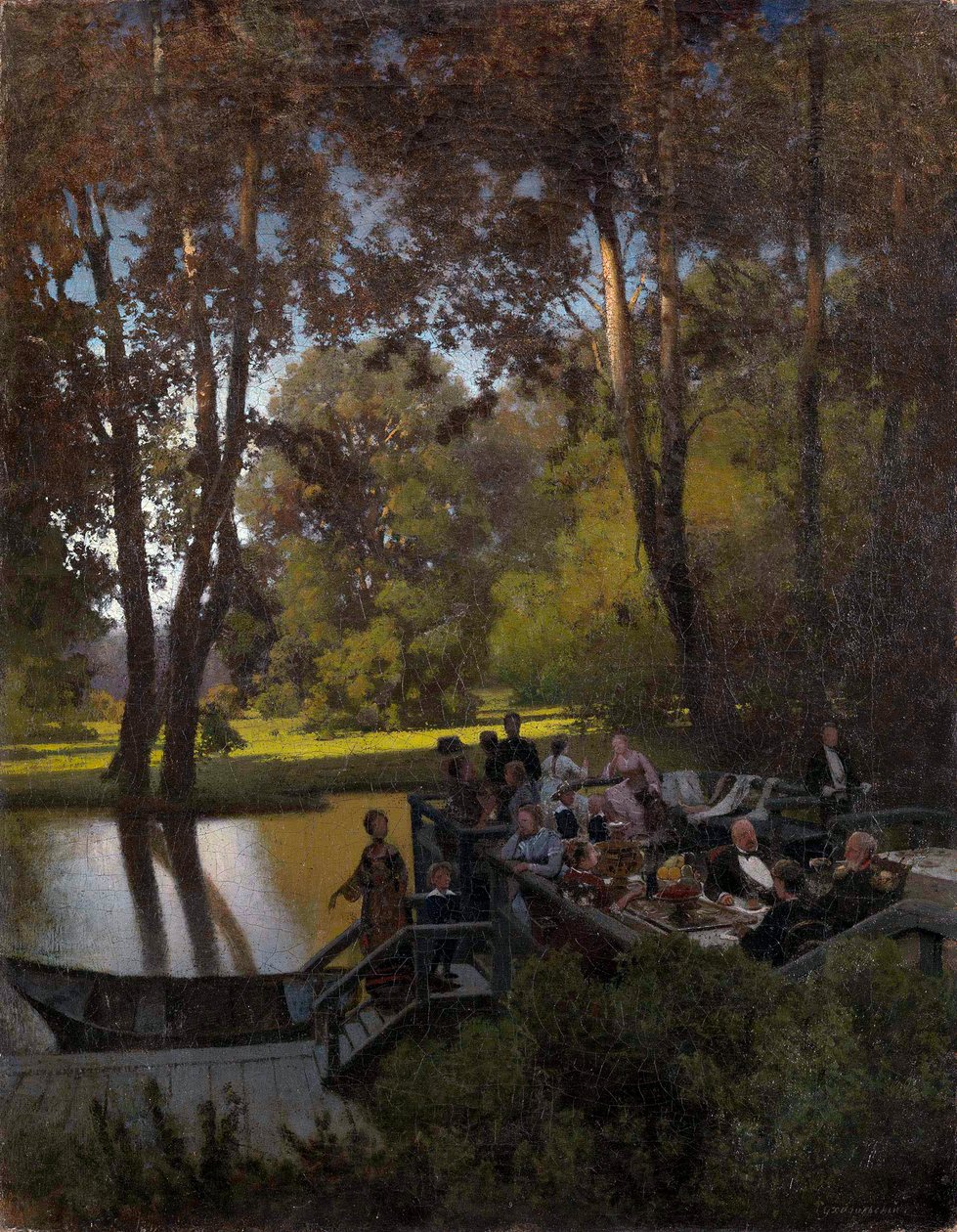 Mittagessen im Park von Pyotr Alexandrovich Sukhodolsky