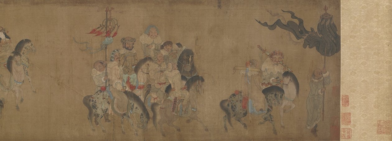 Cai Wenji kehrt nach China zurück, 17.-18. Jahrhundert von Qing Dynasty Chinese School