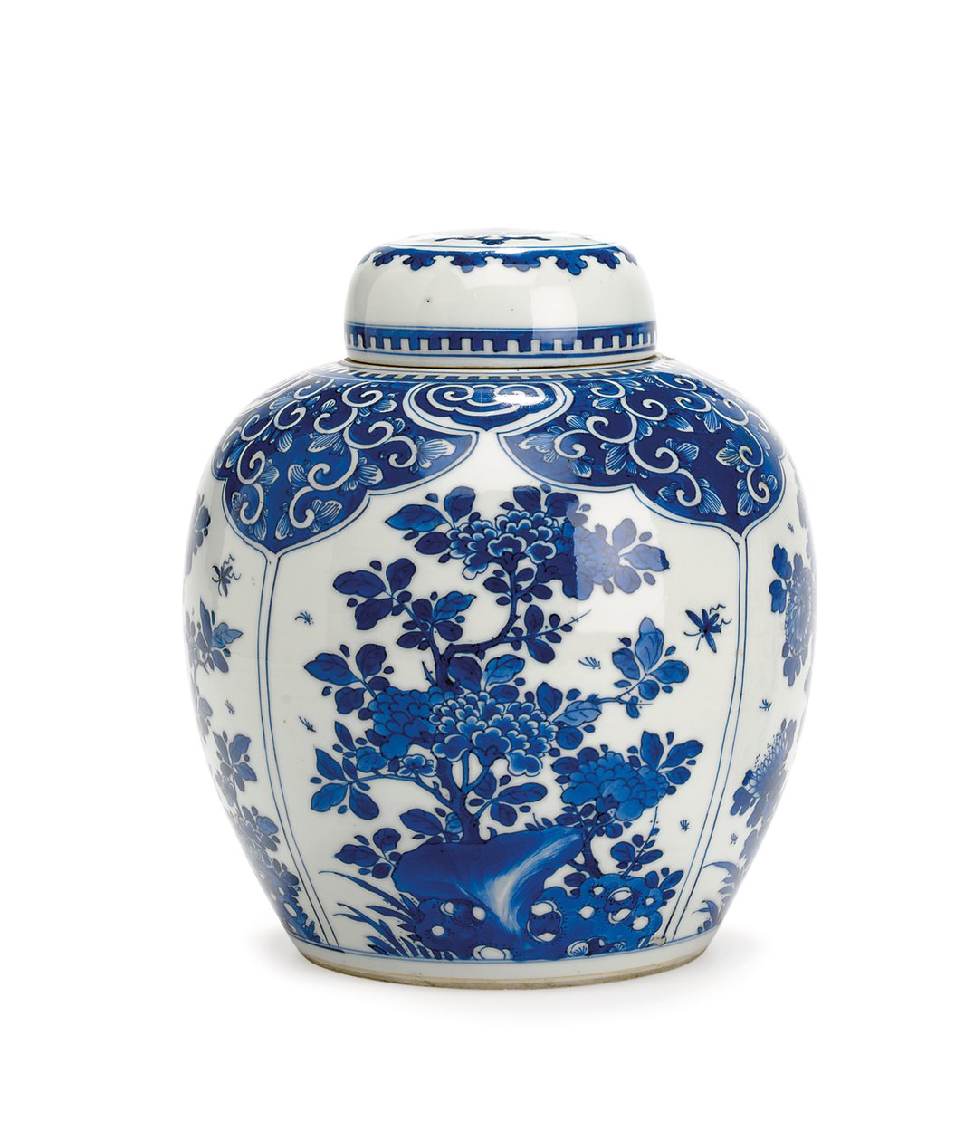 Ingwerkrug mit Deckel, Kangxi-Periode, 1661-1722 von Qing Dynasty Chinese School
