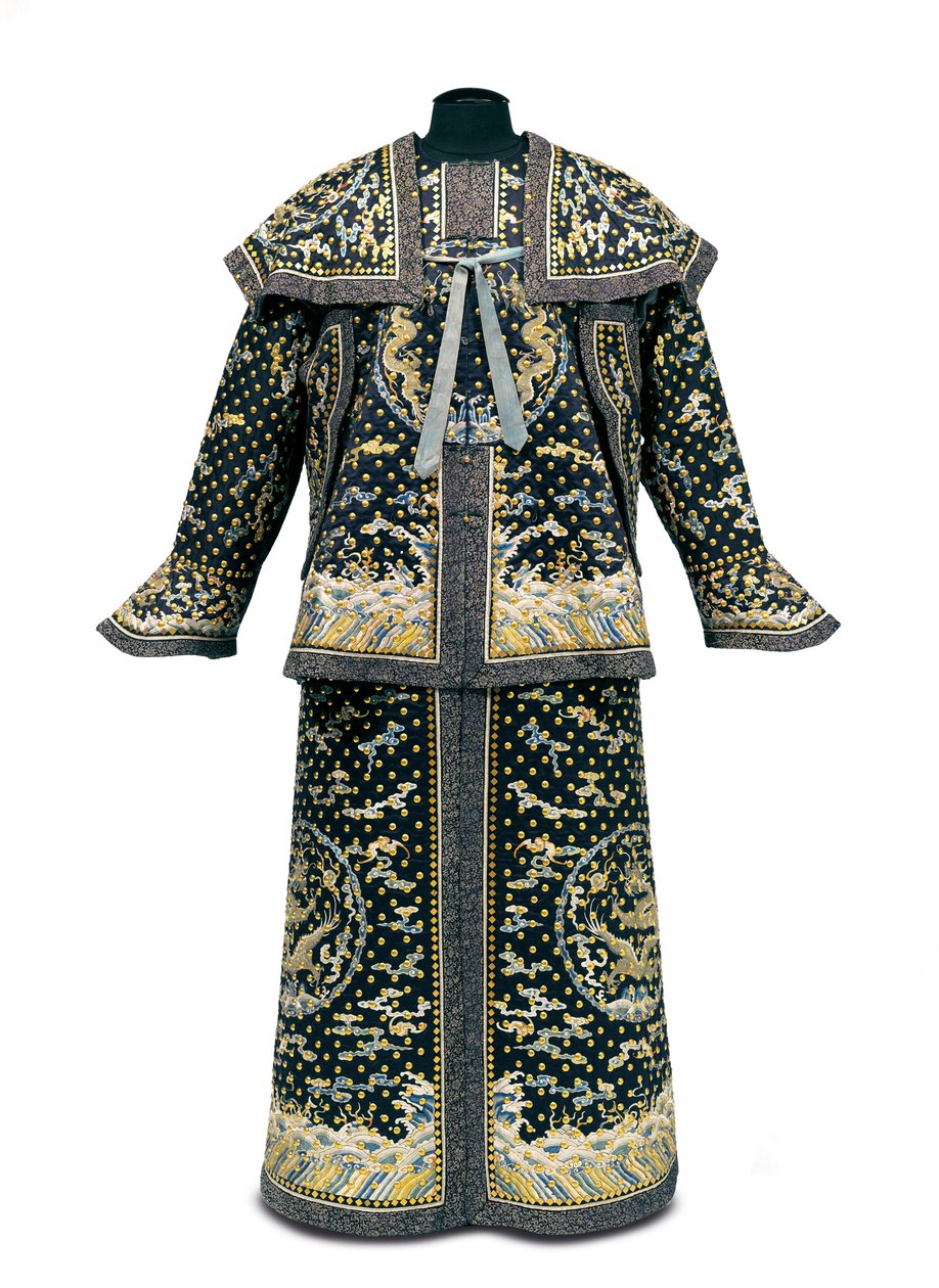 Seltene zeremonielle Uniform eines kaiserlichen Wächters, Qianlong / Jiaqing-Periode (1736-1820) von Qing Dynasty Chinese School