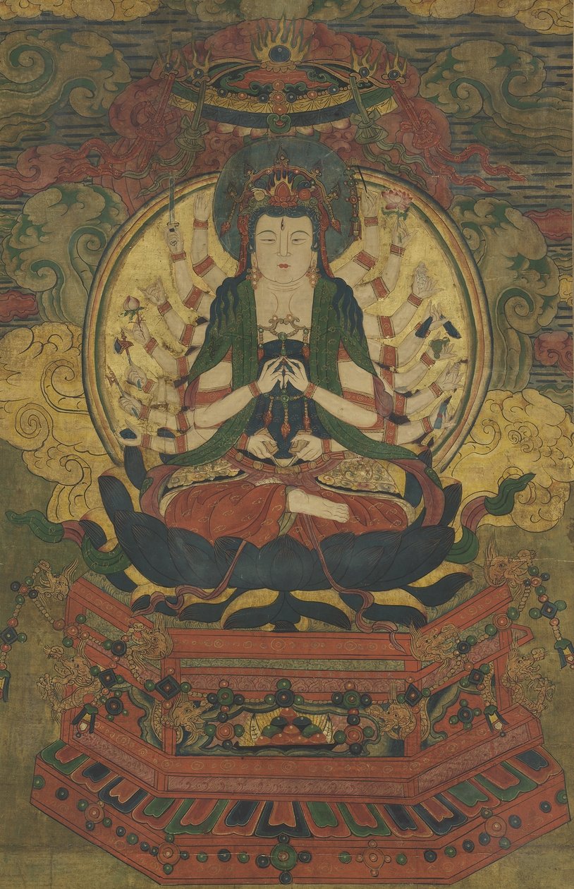 Tausendarmige Guanyin von Qing Dynasty Chinese School