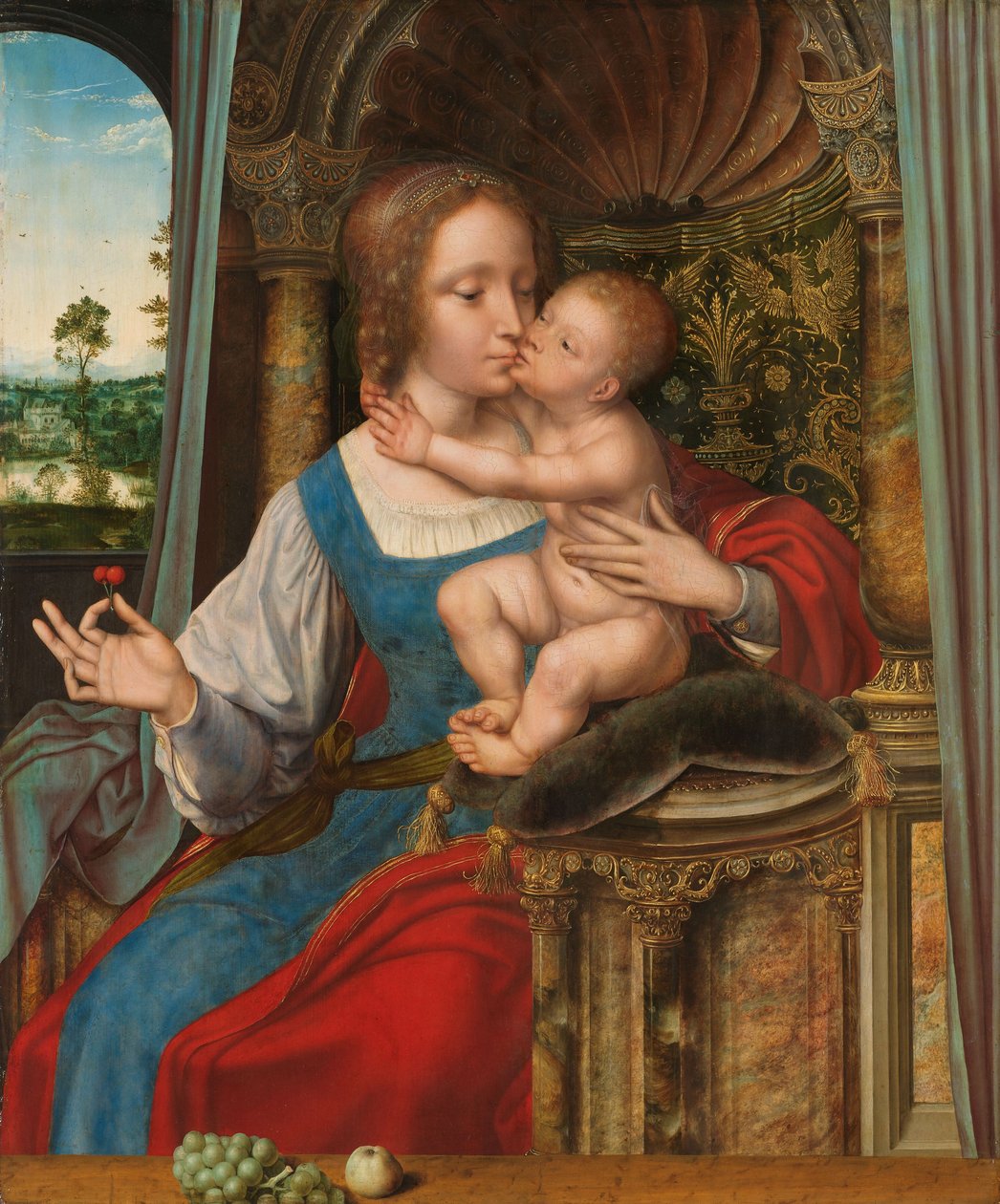 Jungfrau und Kind von Quentin Massys or Matsys
