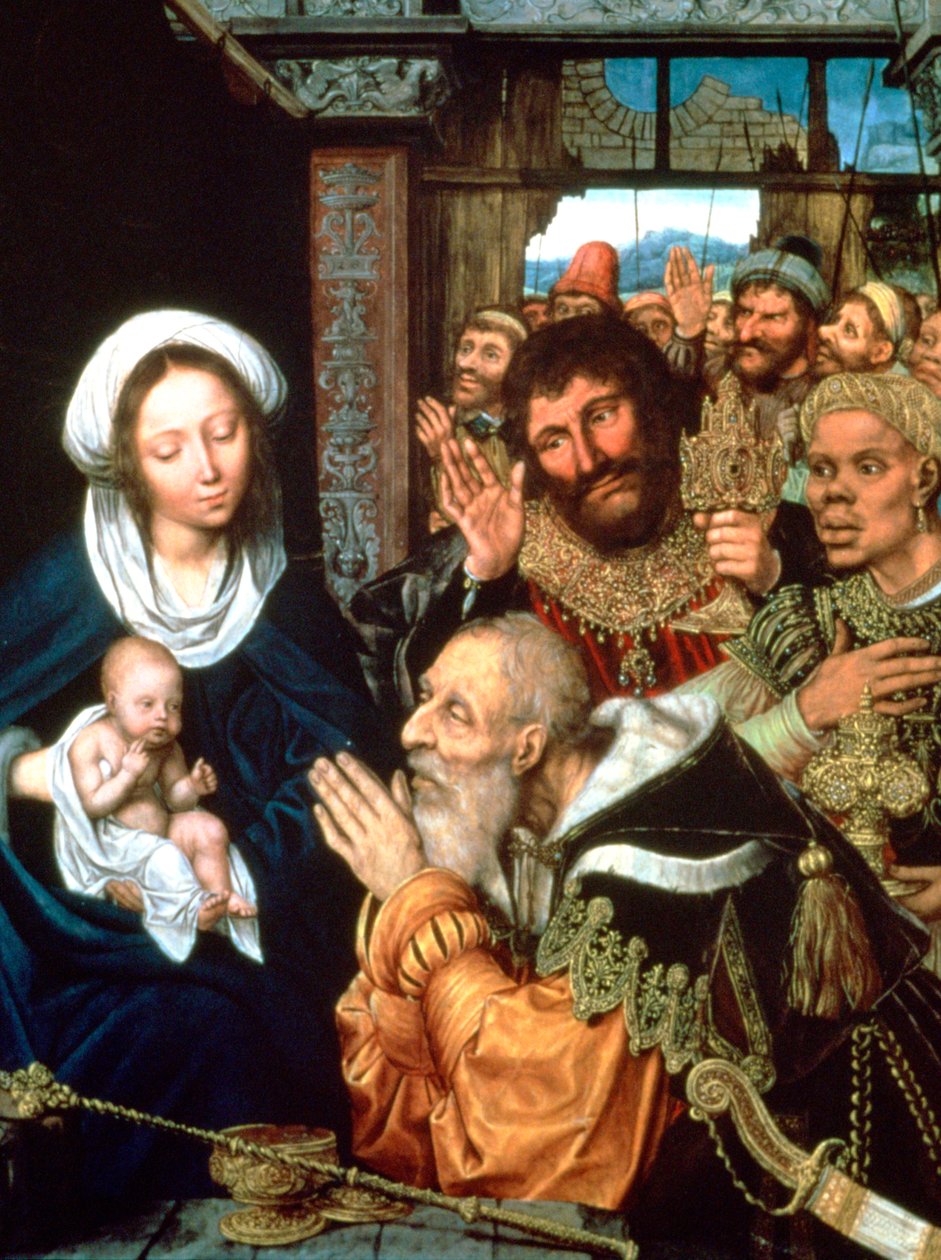 Die Anbetung der Könige, 1526 von Quentin Metsys I