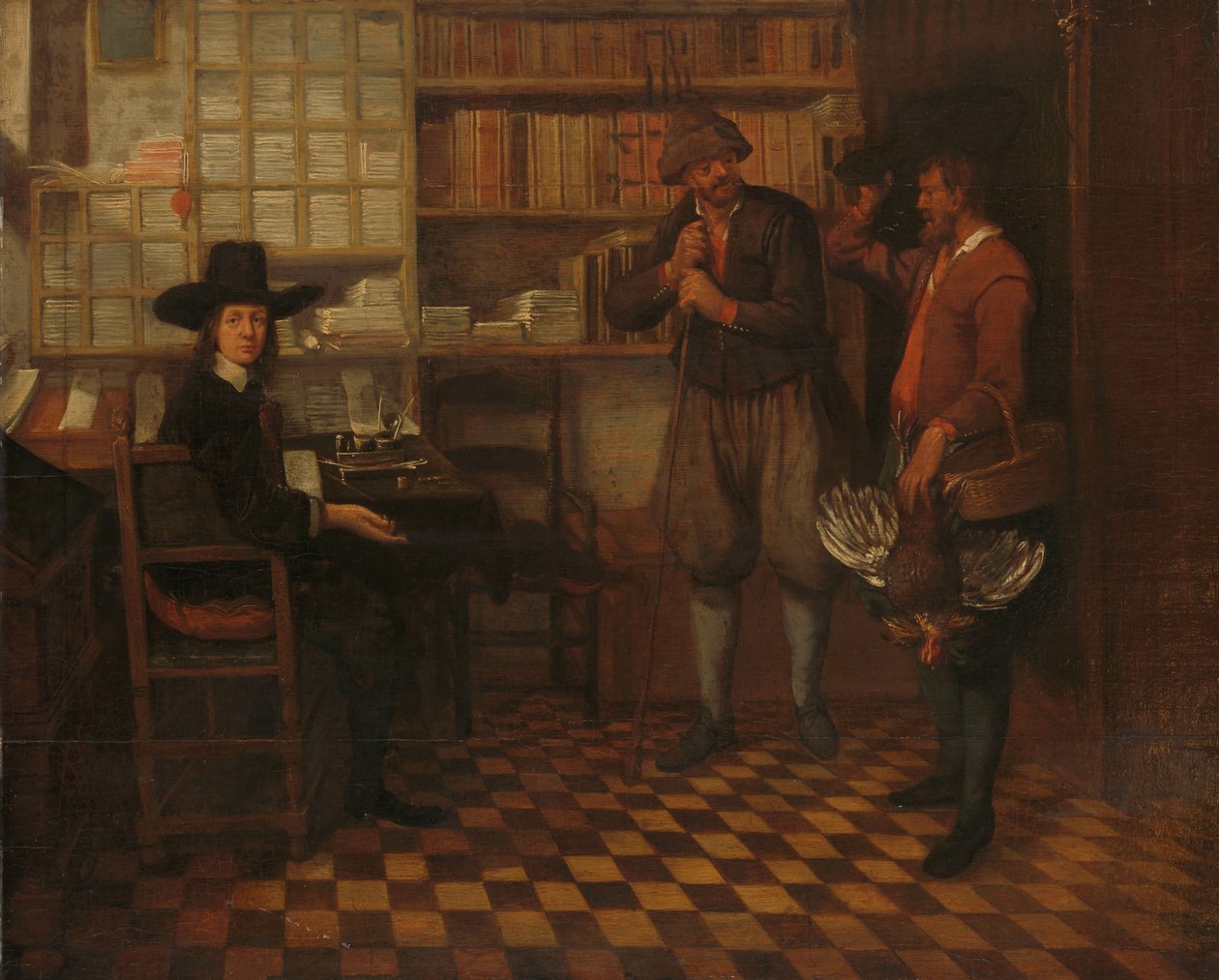 Die Pacht des Bauern von Quiringh Gerritsz. van Brekelenkam