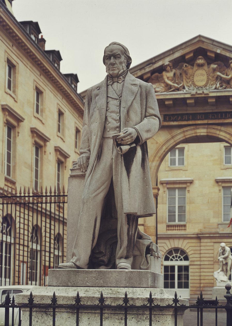 Statue von Claude Bernard (1813-78) vor dem College de France von R. Coudegues