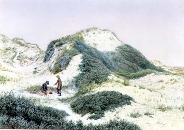 Unter den Sanddünen bei Hightown 1885 von R.H. Rutherford