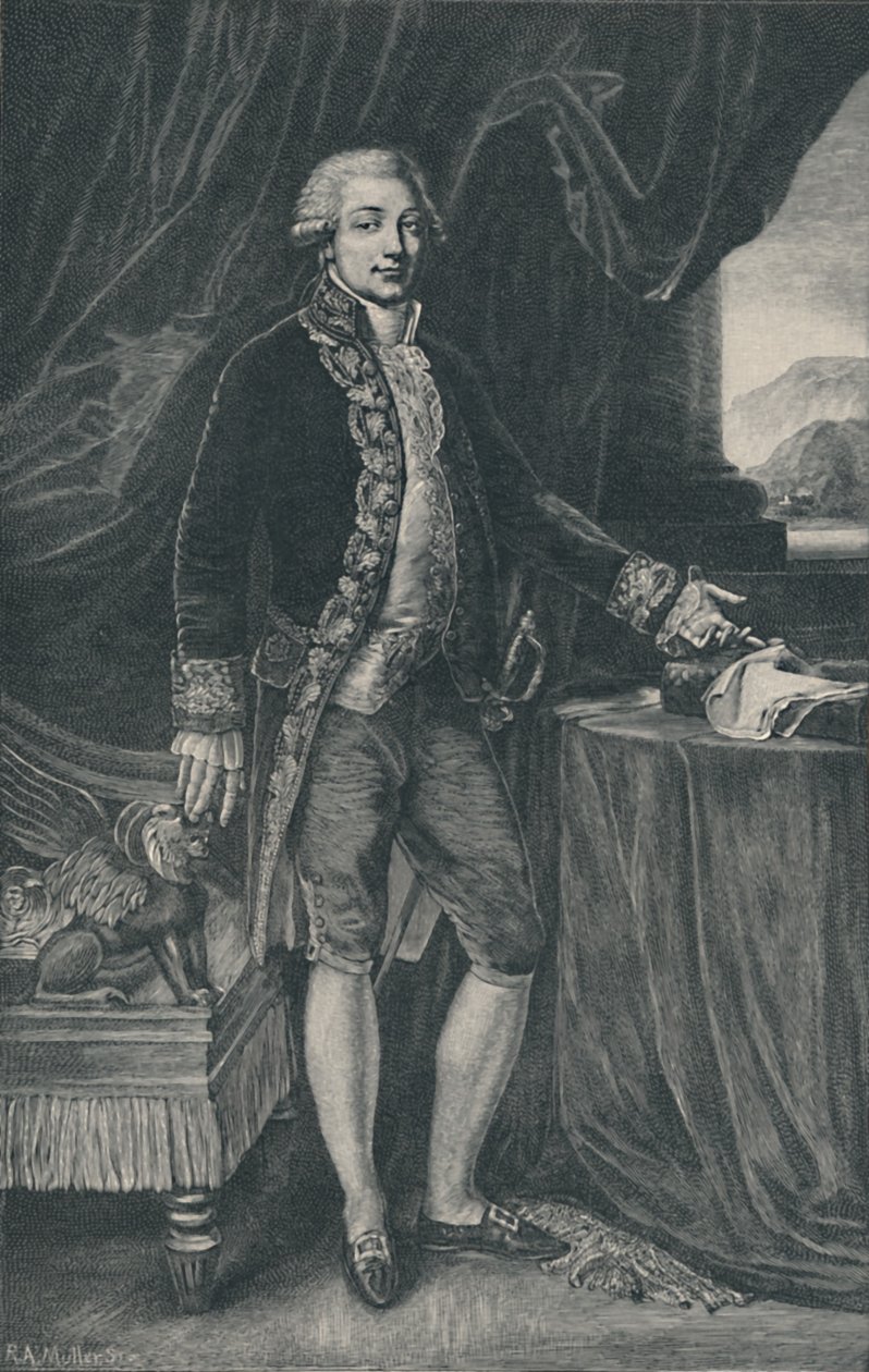Carlo Buonaparte - Vater von Napoleon Bonaparte, 1804, 1896 von R. A. Muller