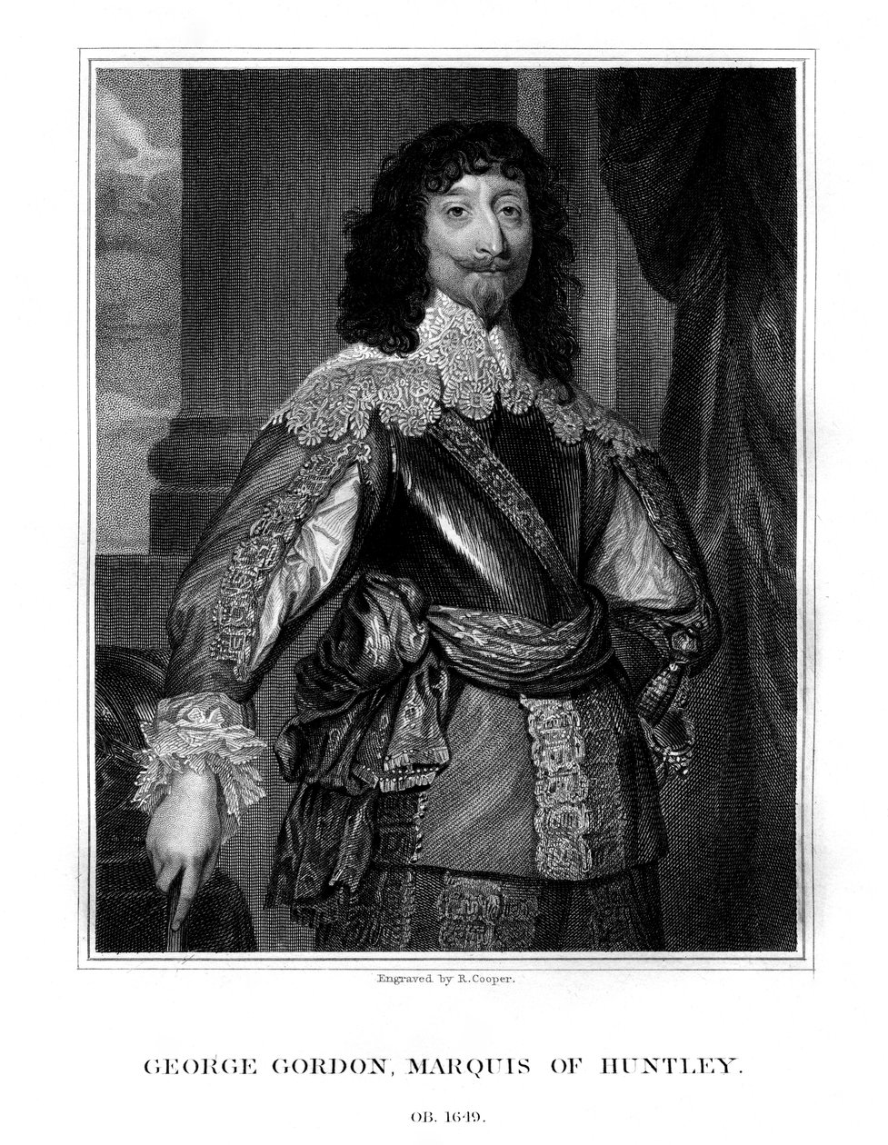 George Gordon, 2. Marquess of Huntly, 1823 von R. Cooper