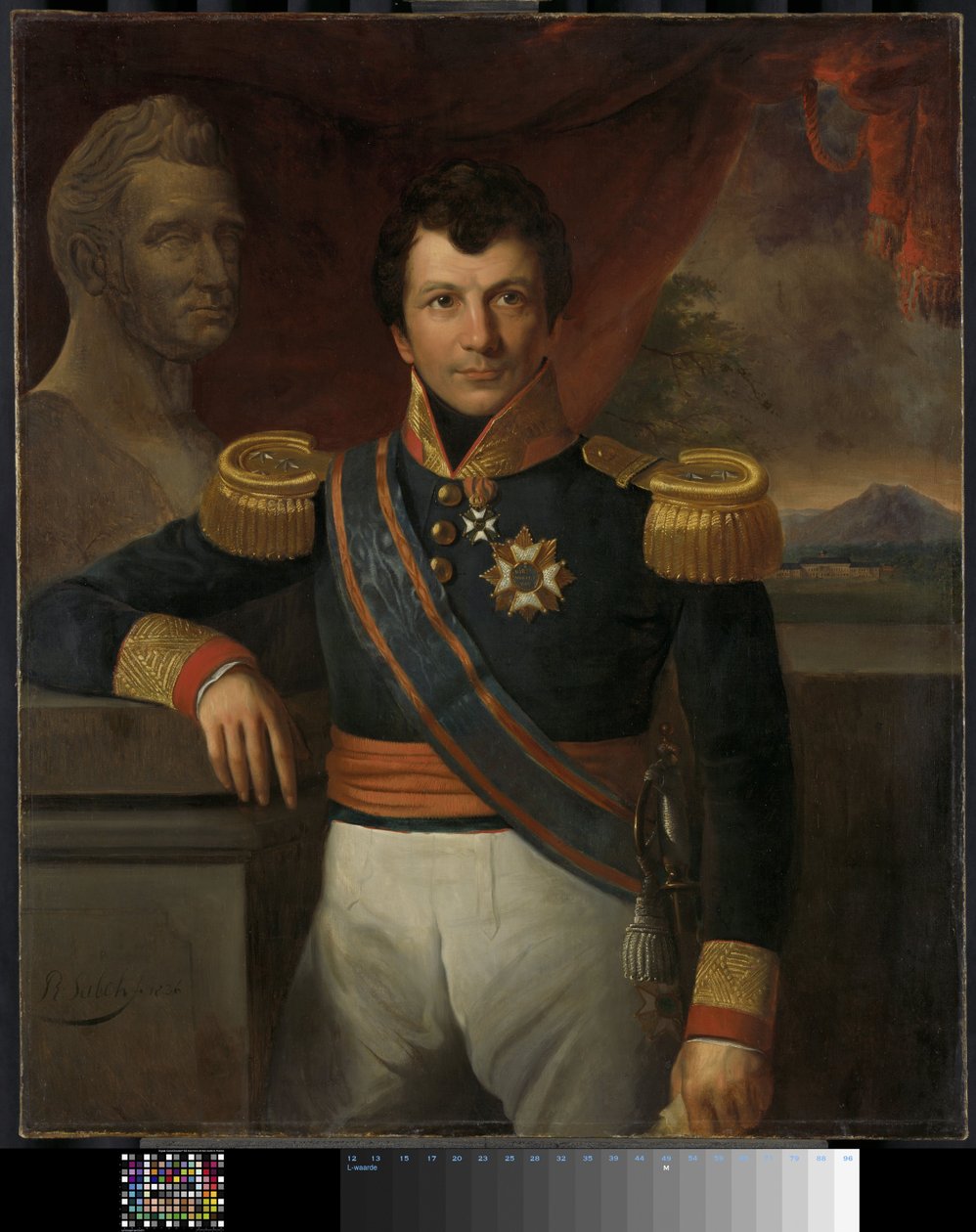 Porträt von Johannes Graaf van den Bosch von Raden Saleh