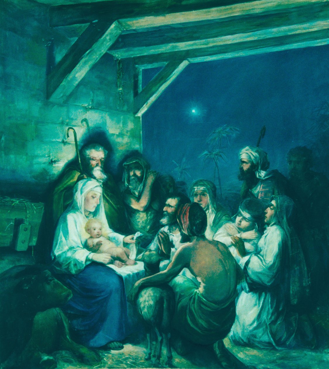Dekoration der Kirche von Macastre von Rafael Berenguer