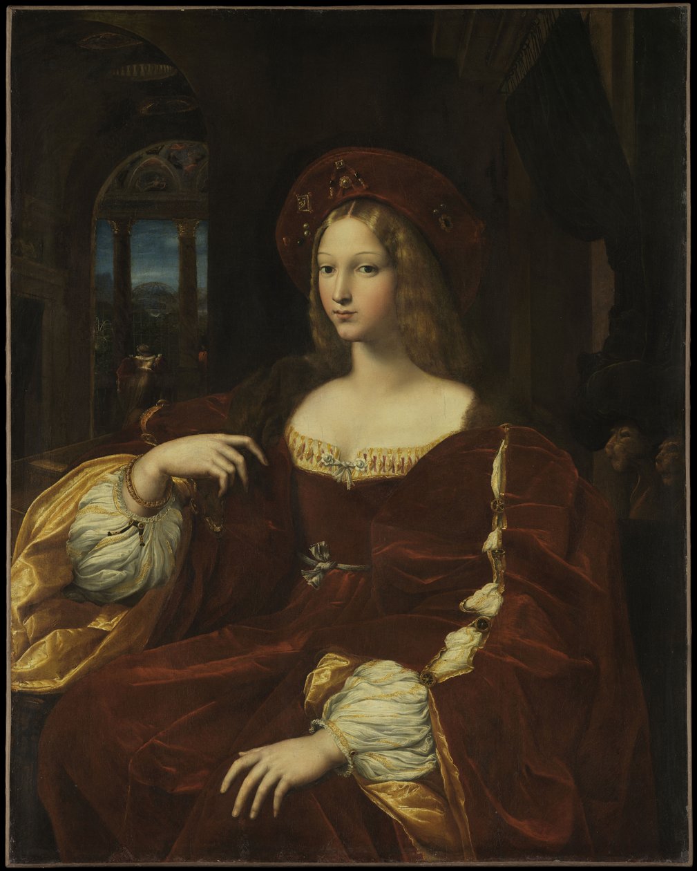 Porträt von Dona Isabel de Requesens, Vizekönigin von Neapel 1500-1577, ca. 1518 von Raffaello Sanzio Raphael