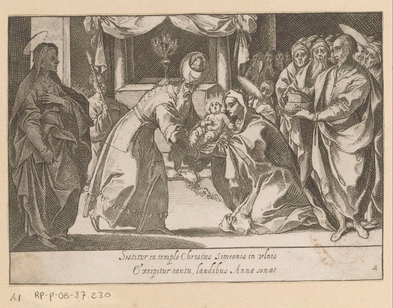Darstellung Christi im Tempel von Raffaello Schiaminossi