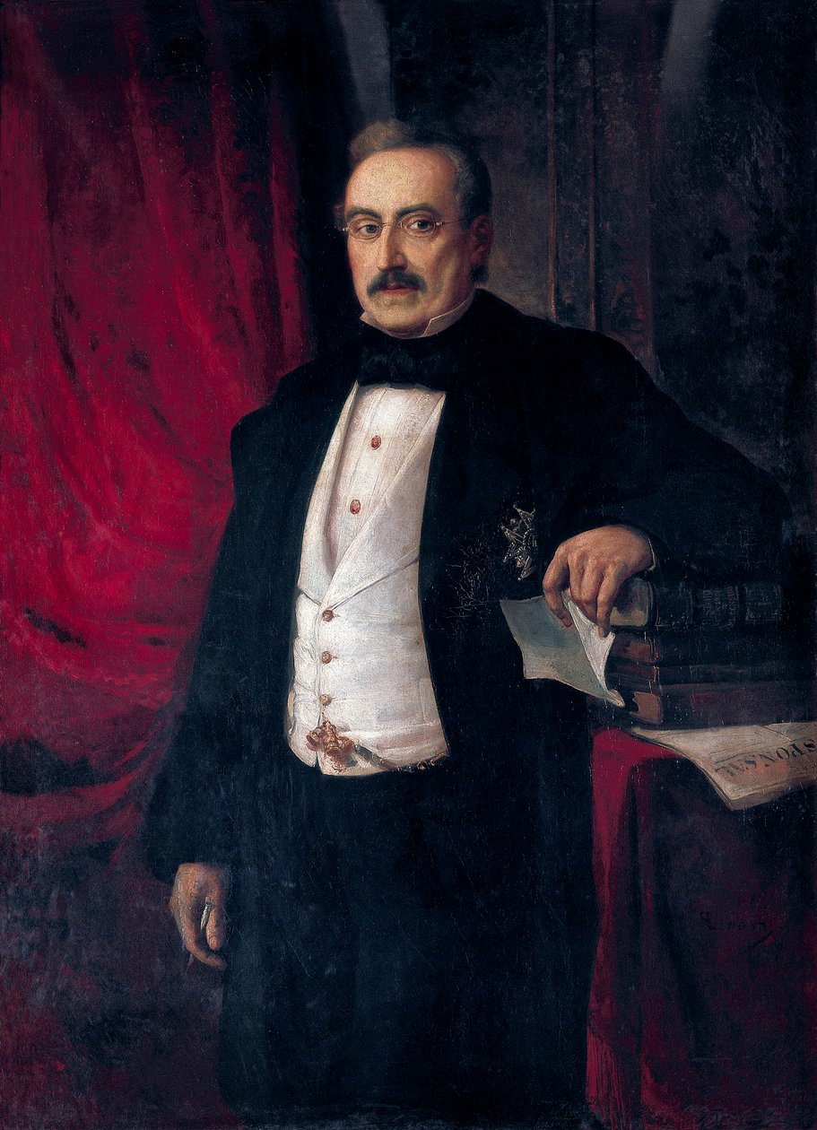 Porträt des Schriftstellers und Ökonomen Buenaventura Carlos Aribau (1798-1862) von Ramón Martí Alsina