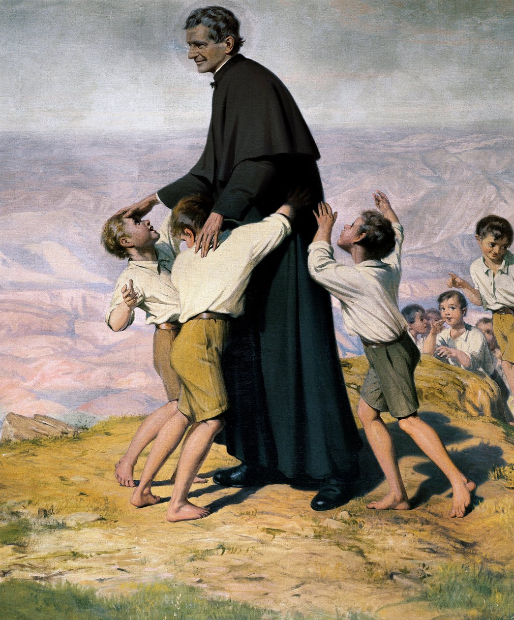 Heiliger Johannes Bosco (Don Bosco) von Ramon Bofarull