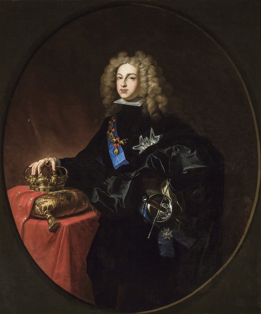 Akademische Kunst: Porträt von Philipp V. (1683-1746), König von Spanien von Ramon Mosquera Ruiz Vidal
