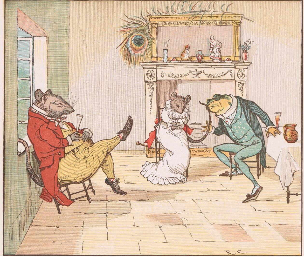 Bitte, Herr Frosch, singen Sie uns ein Lied von Randolph Caldecott