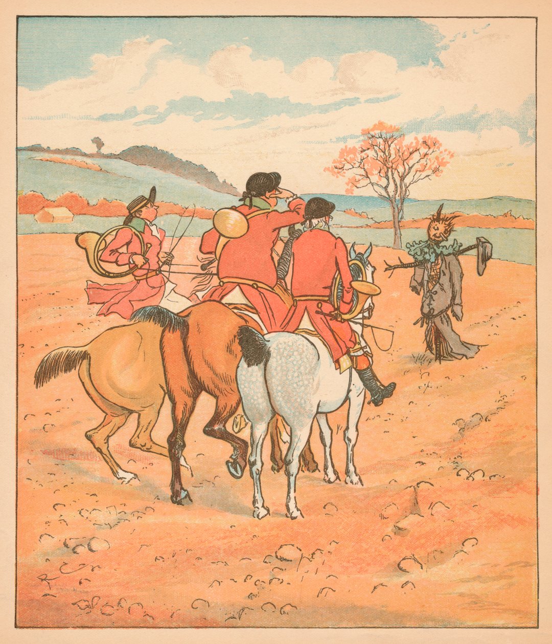 ...das erste, was sie fanden, war ein zerlumpter Kobold auf einem Feld... von Randolph Caldecott