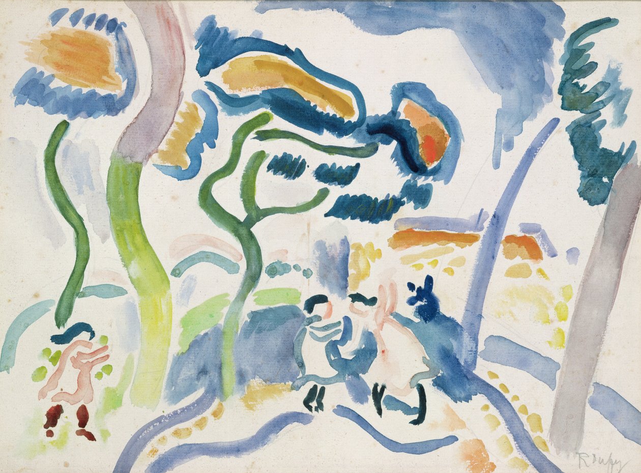 Spielende Kinder von Raoul Dufy