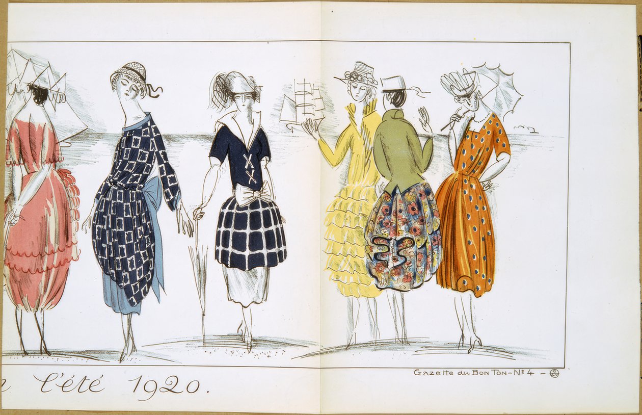 Kleider für den Sommer 1920 von Raoul Dufy