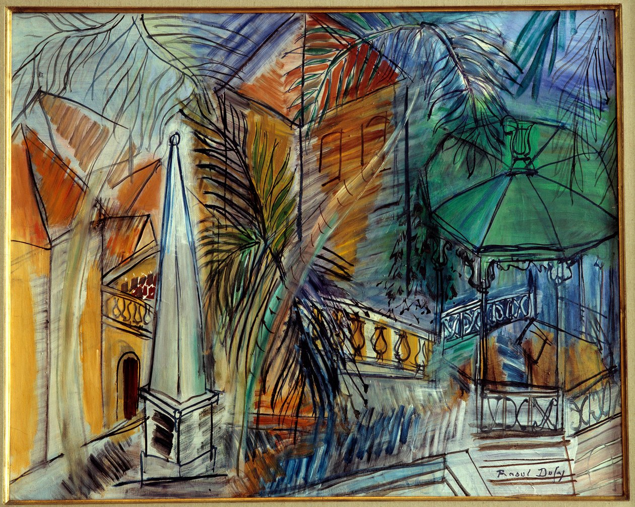 Öffentlicher Garten in Hyères von Raoul Dufy
