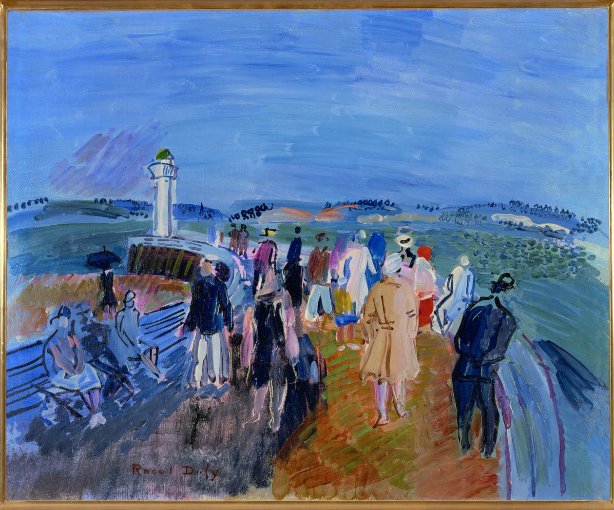 Anlegestelle von Honfleur von Raoul Dufy