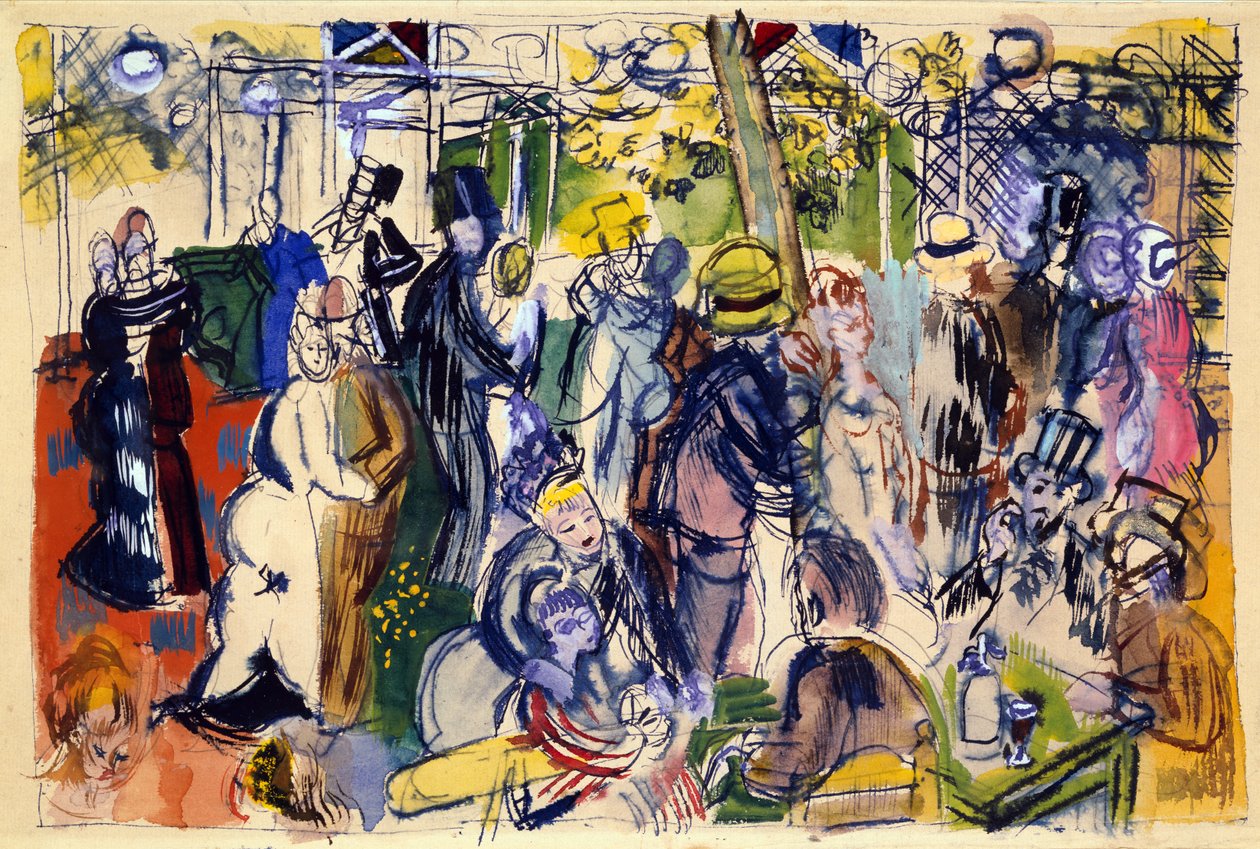 Le Moulin de la Galette von Raoul Dufy