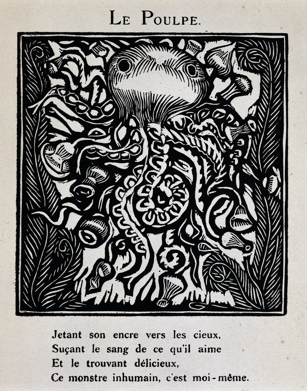 Der Oktopus - in „Le Bestiaire ou cortège d