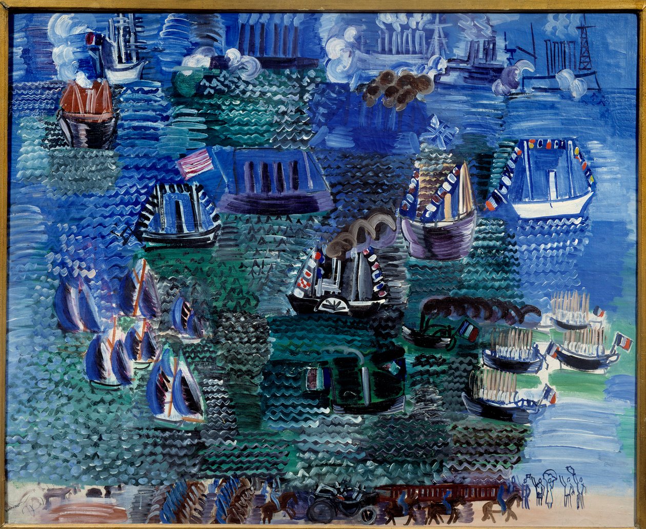 Maritimes Fest und offizieller Besuch in Le Havre von Raoul Dufy
