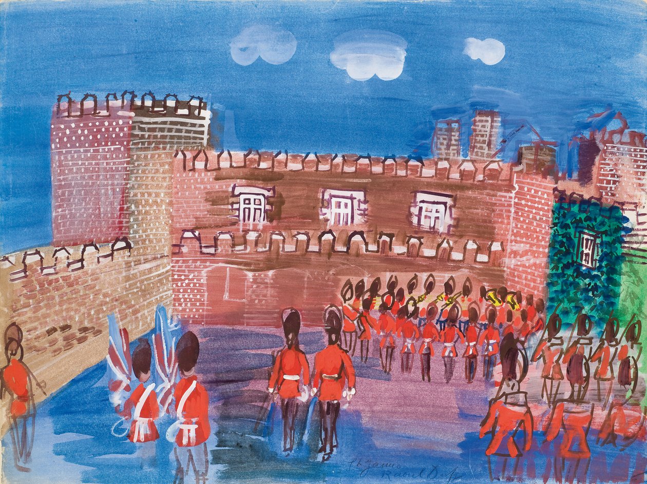 Wachablösung am Saint James Palace von Raoul Dufy