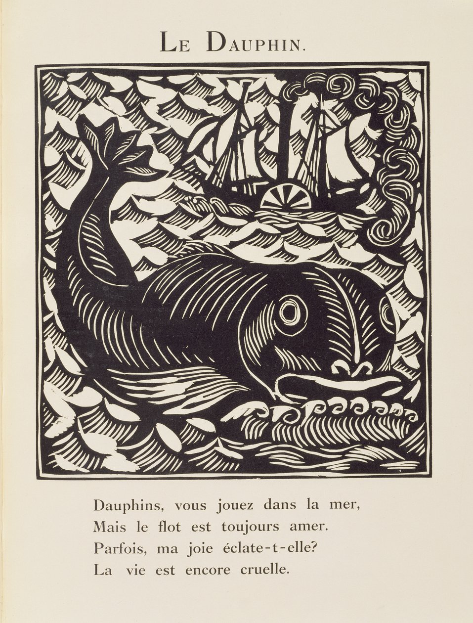 Der Delfin, Illustration aus 