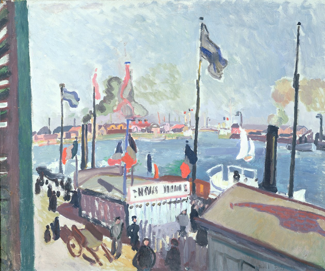 Der Hafen von Le Havre von Raoul Dufy