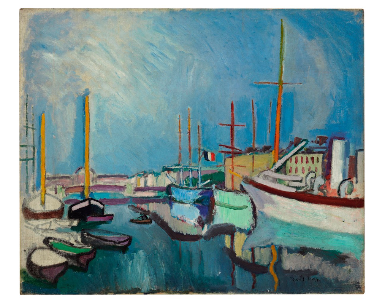 Der Hafen von Le Havre, ca. 1905-1906 von Raoul Dufy
