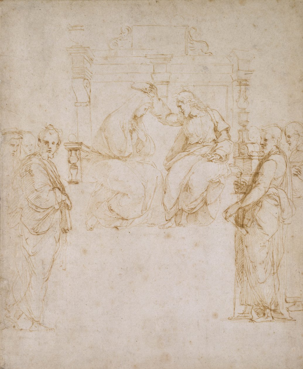 Die Krönung der Jungfrau von Raffaello Sanzio Raphael