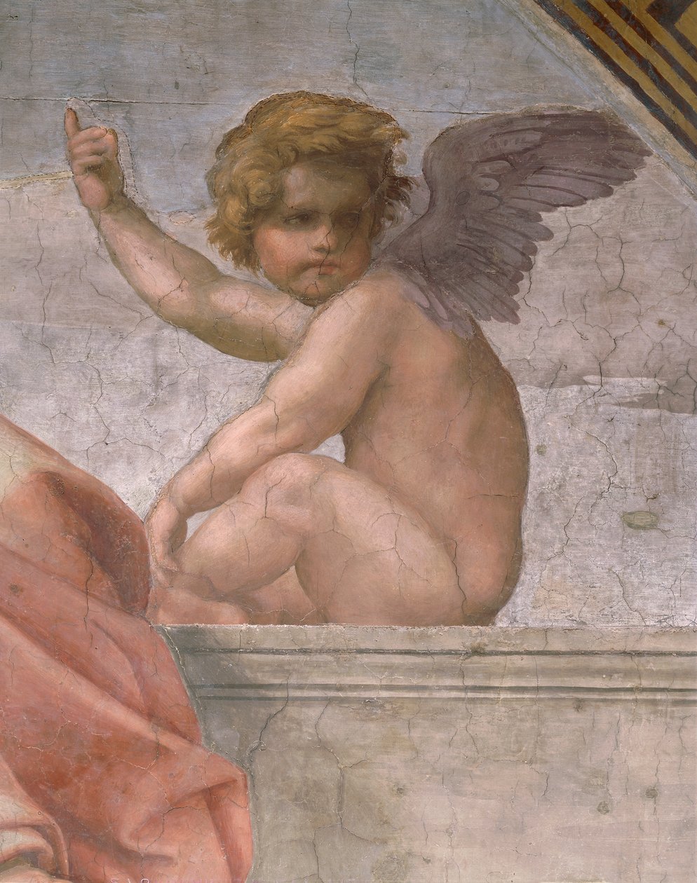 Putto, der den Glauben darstellt (Detail) von Raphael (1483 1520)