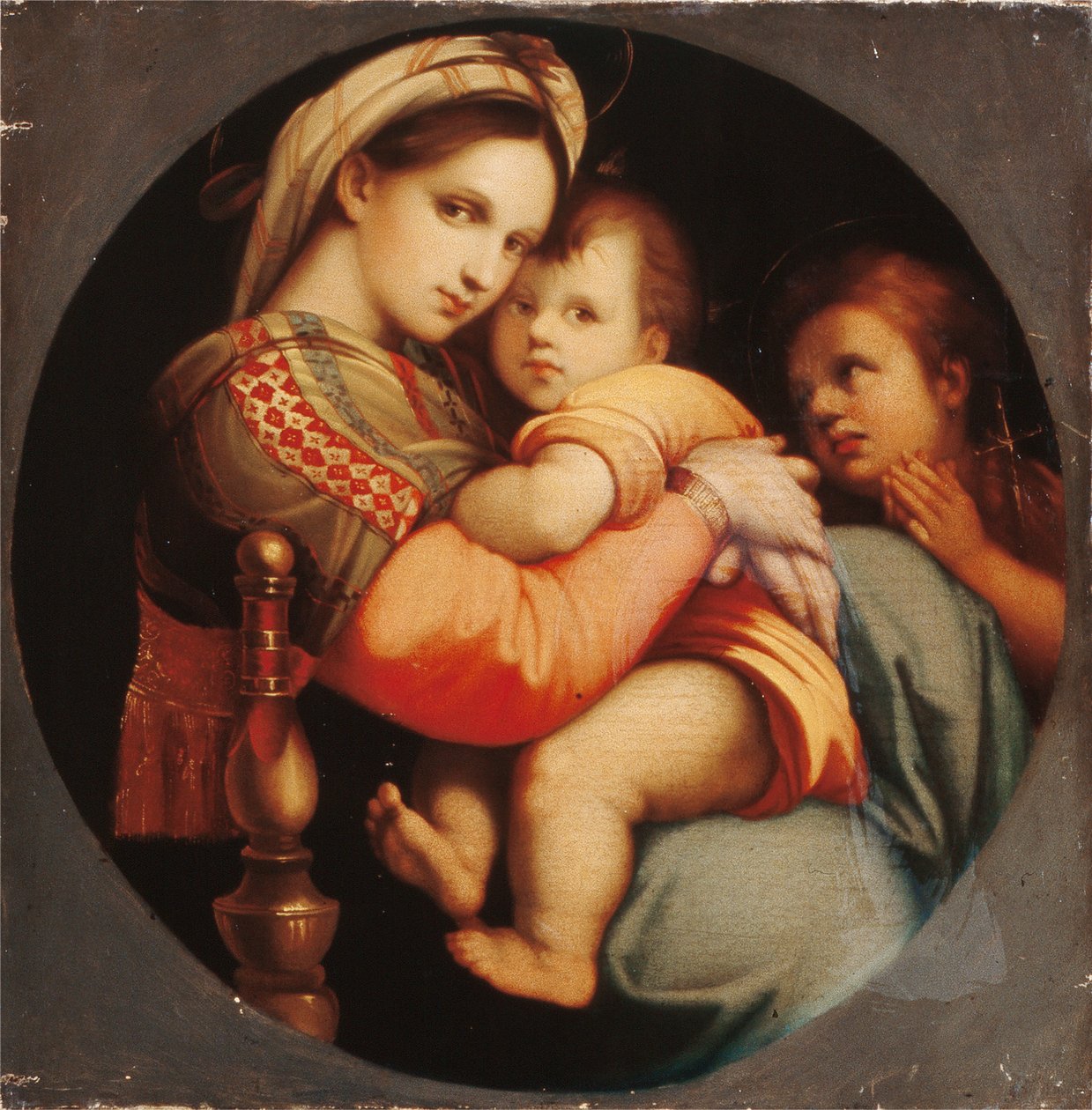 Madonna della Sedia von Raphael (1483 1520) (after)