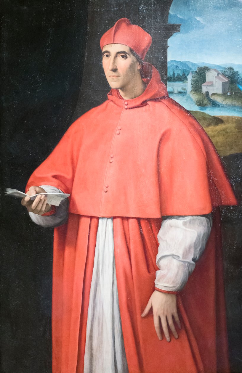 Porträt des Kardinals Alessandro Farnese von Raphael (1483 1520)