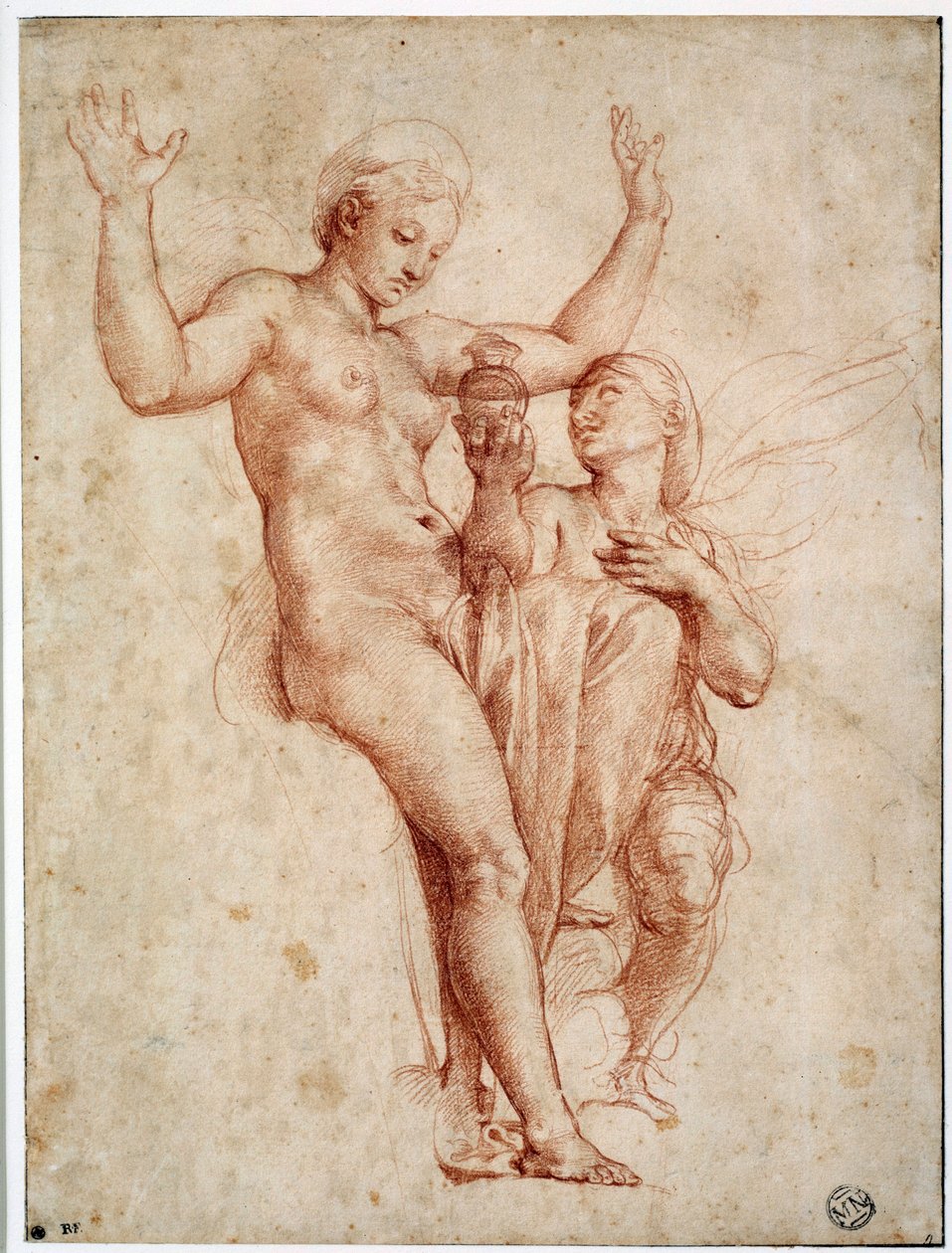 Psyche präsentiert Venus das Wasser des Styx von Raphael