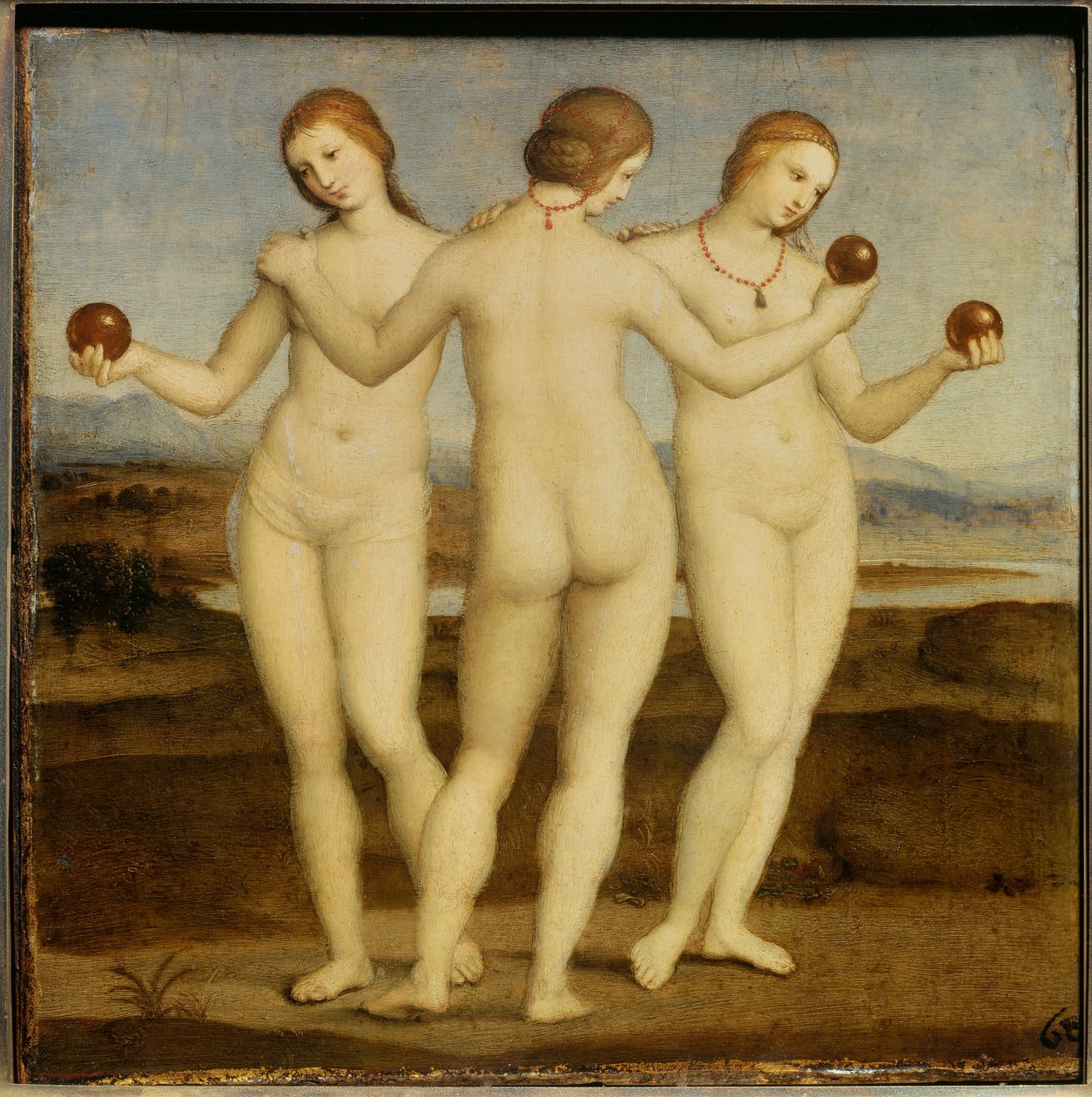 Die drei Grazien (1504-1505) von Raphael