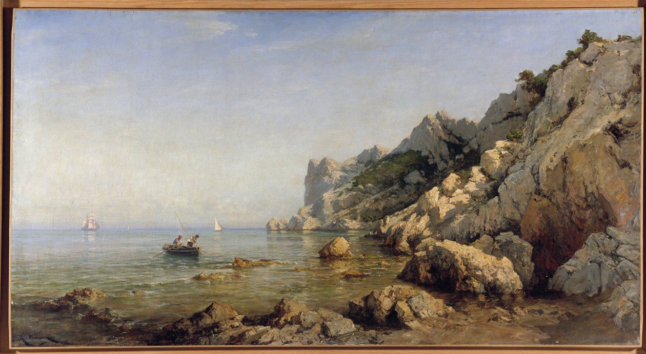Die Küste von Sormiou Calanques bei Marseille von Raphael Luc Ponson