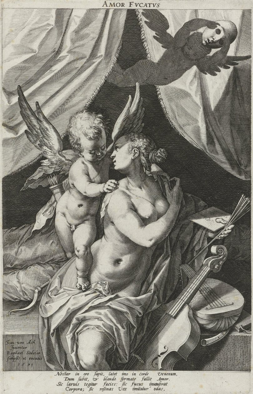 Allegorie auf die trügerische Liebe von Raphaël Sadeler (I)