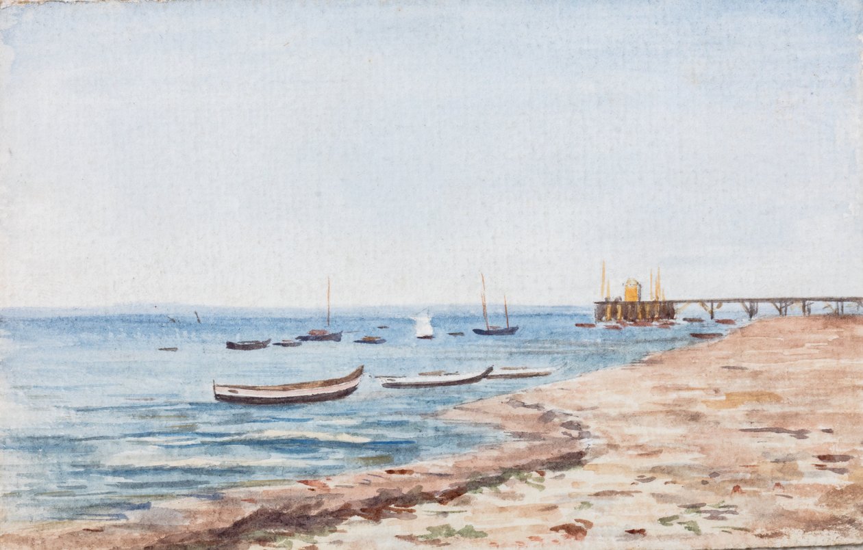 Strand von Arcachon von Raymond Bonnefon