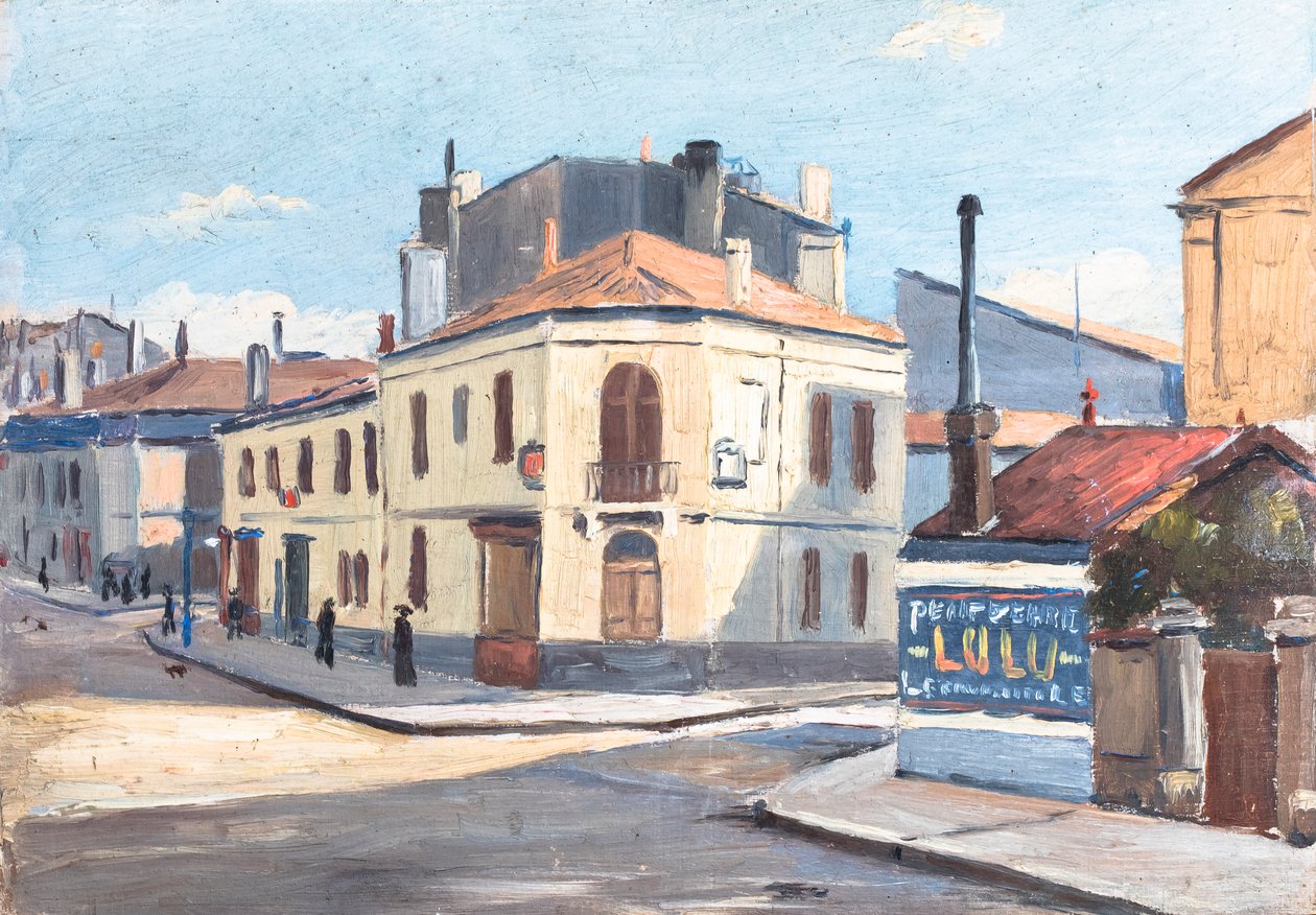 Straße in Bordeaux von Raymond Bonnefon