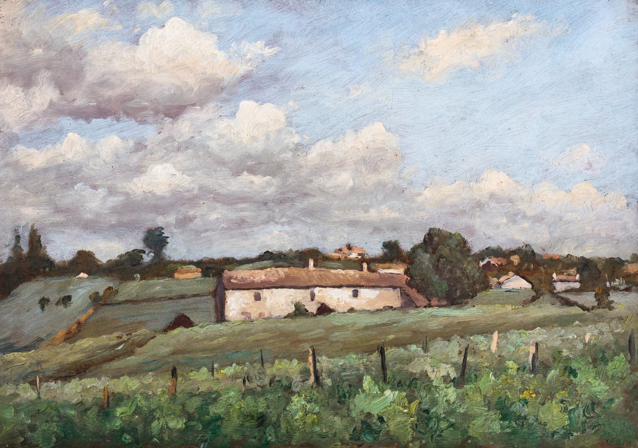 Weinberge (Côtes de Bourg) in Bayon von Raymond Bonnefon