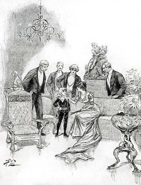 Illustration für Little Lord Fauntleroy (Gravur) von Reginald Bathurst Birch
