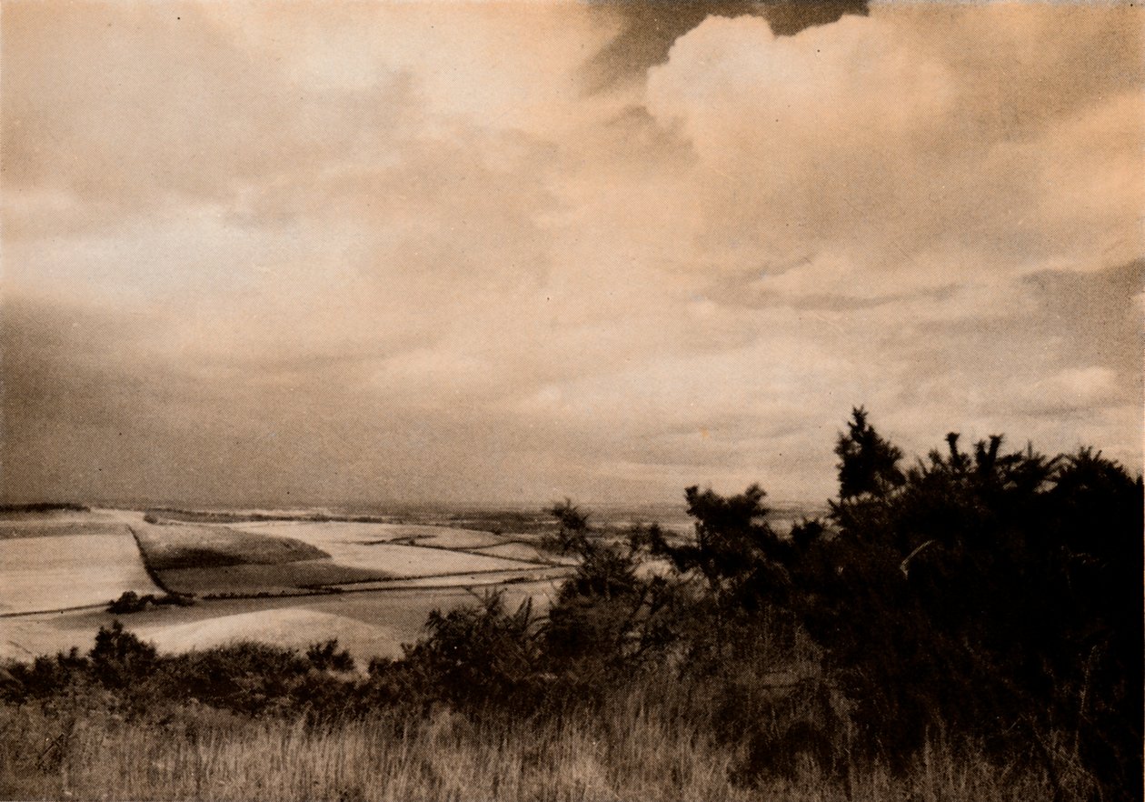 Von den Downs über Streatey, Berks, um 1927, 1927 von Reginald Belfield