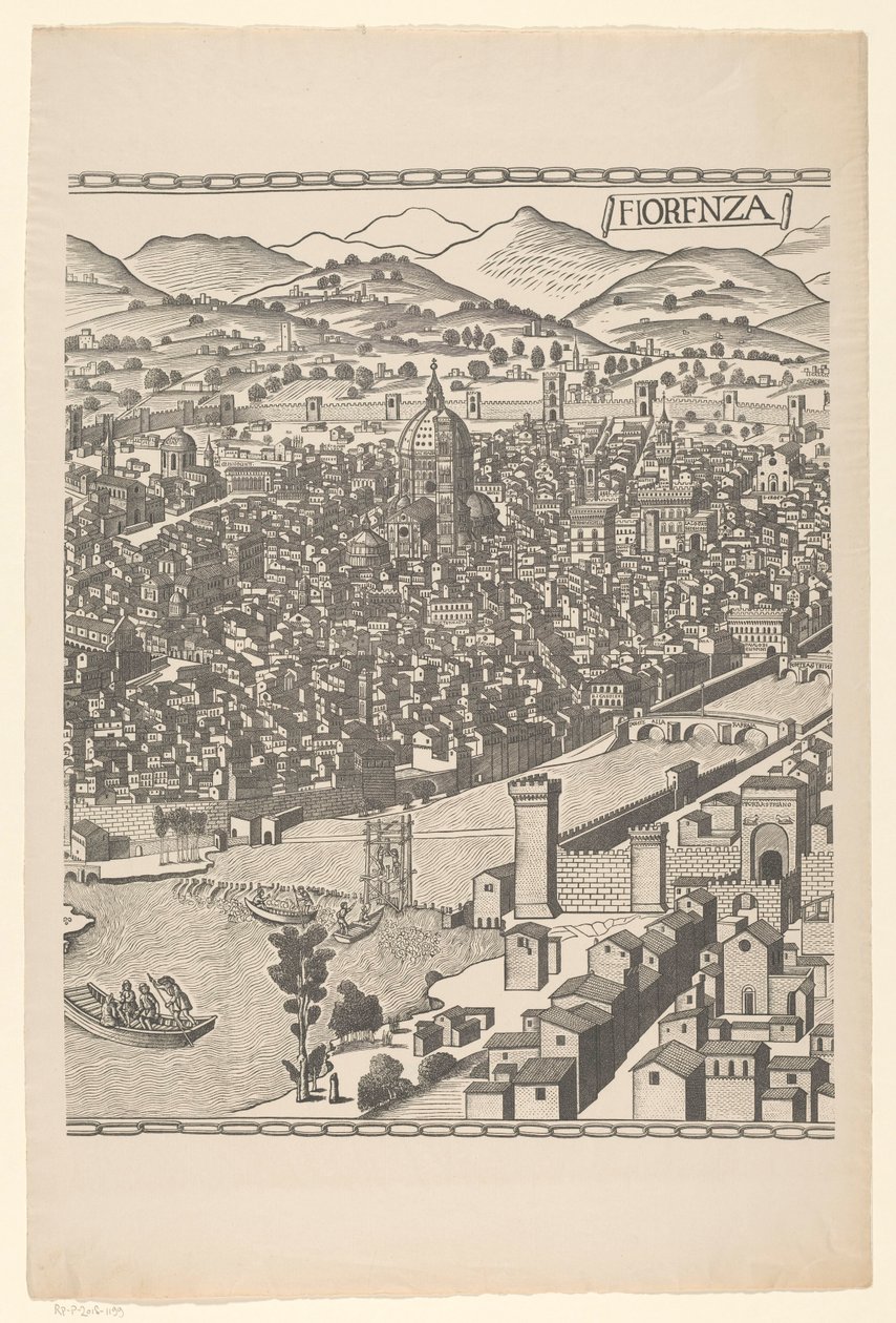 Ansicht von Florenz (mittlerer Teil) von Reichsdruckerei