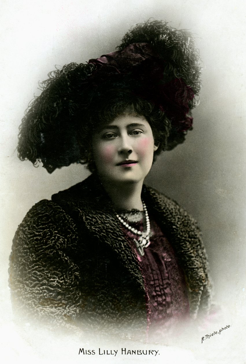 Lily Hanbury 1874-1908, englische Schauspielerin, frühes 20. Jahrhundert von Reinhold Thiele